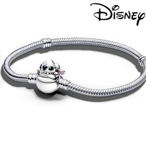 Pandora Lilo and Stitch snake chain bracelet 17cm
